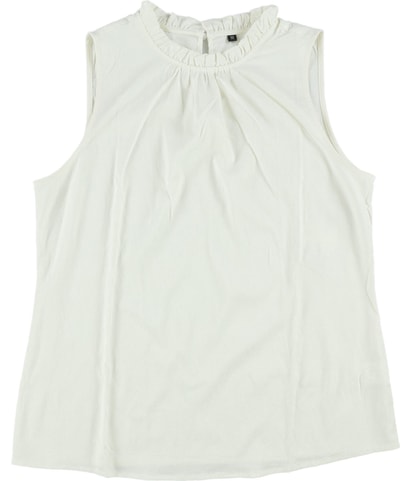 Ruffle Neck Knit Blouse