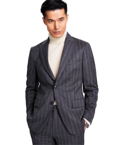 Slim-Fit Stretch Two Button Blazer Jacket
