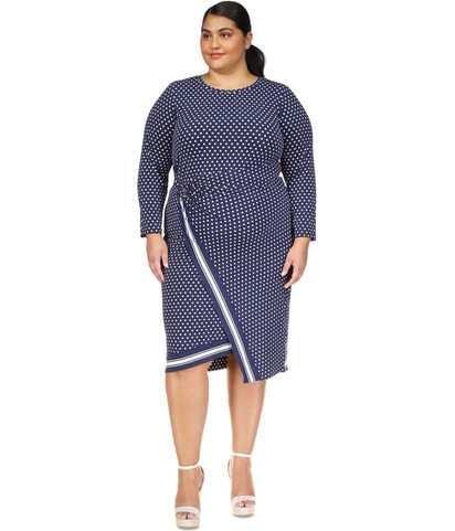 Featuring Flattering Wrap Midi Dress