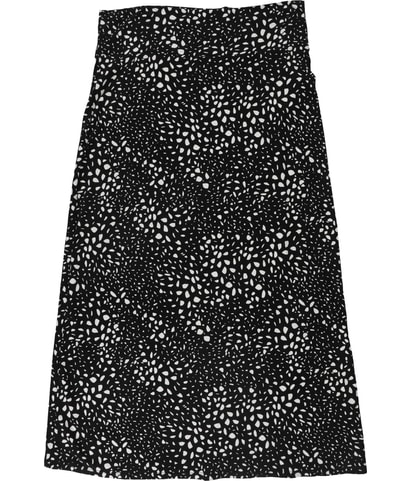 Two Tone Straight A-line Skirt