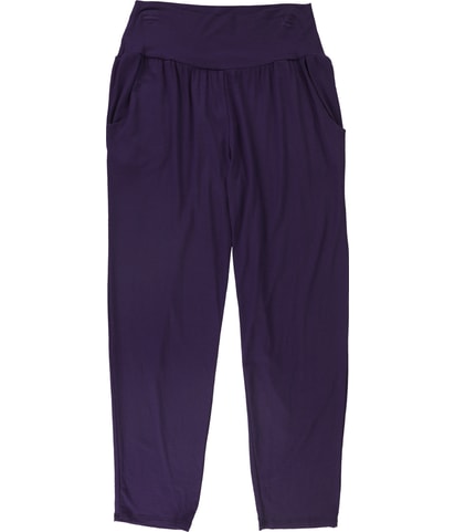 Solid Straight Leg Lounge Casual Pants