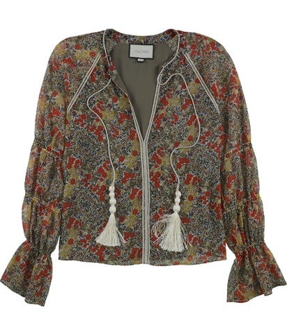 Tie-Neck Shell Blouse
