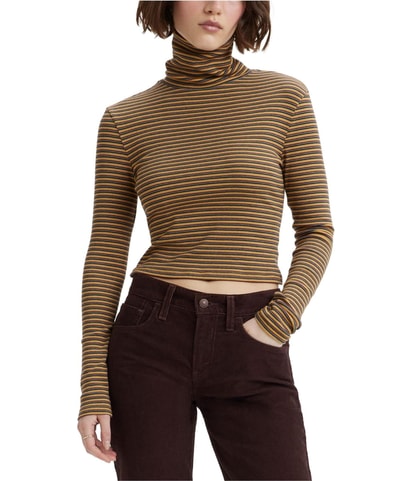 Ribbed Knit Blouse