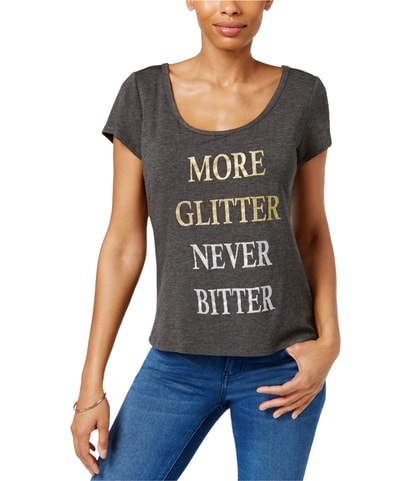 More Glitter Graphic T-Shirt