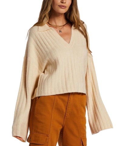 Cropped Knit Sweater