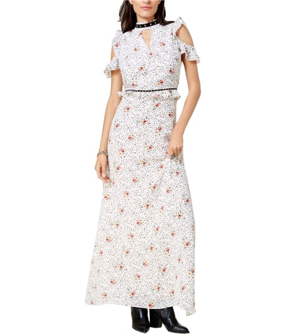 Cold Shoulder Maxi Dress
