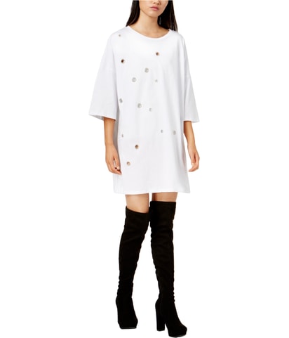 Embellished Shirt Dress