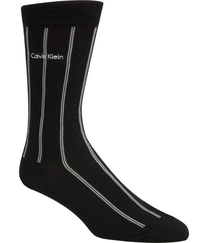 Chalk Stripe Dress Socks