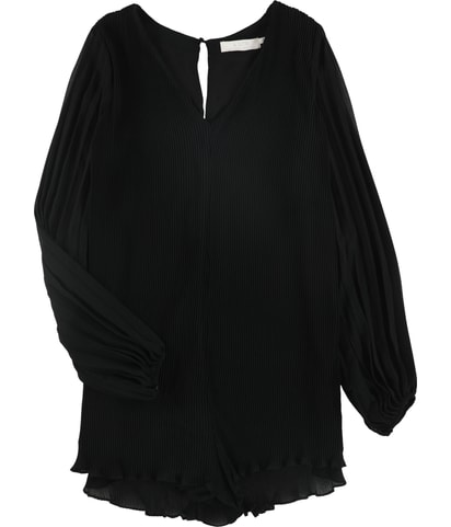 Roseanne Pleated Romper Jumpsuit
