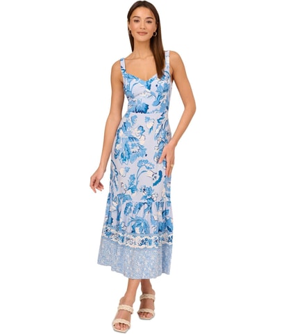 Floral Flounce Dress