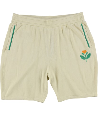 Embroidered Casual Walking Shorts