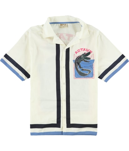 Camp Collar Button Up Shirt