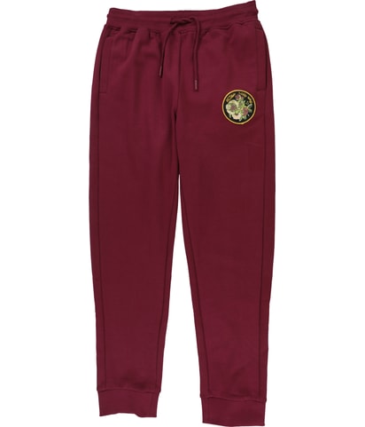 Floral Logo Tapered Relaxed Jogger Athletic Pants