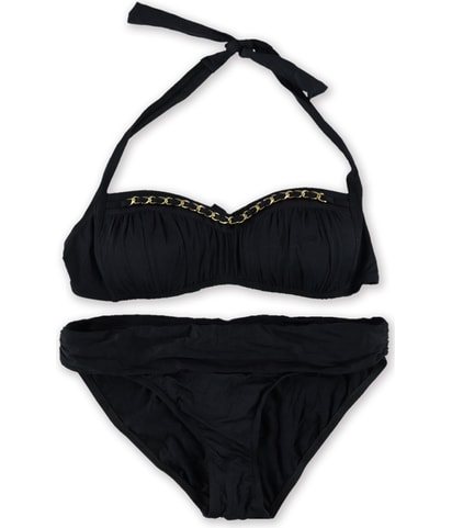 Pleated Fold Down 2 Piece Bandeau