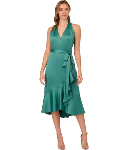 Cascading Ruffle Midi Dress