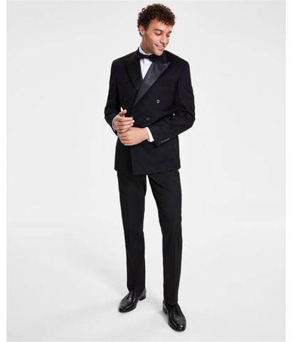 Solid Double Breasted Blazer Jacket