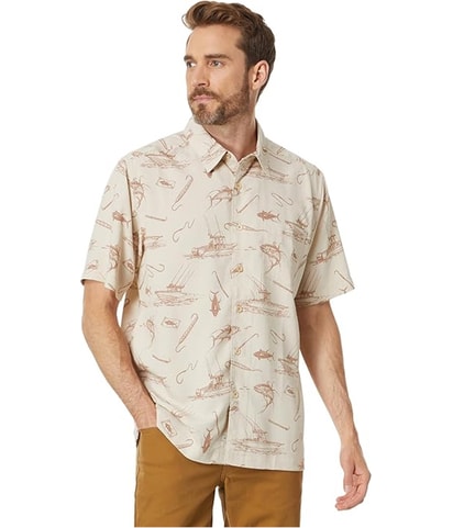 Line Spinner Button Up Shirt