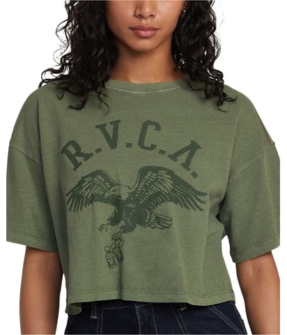 Cropped R.V.C.A Graphic T-Shirt