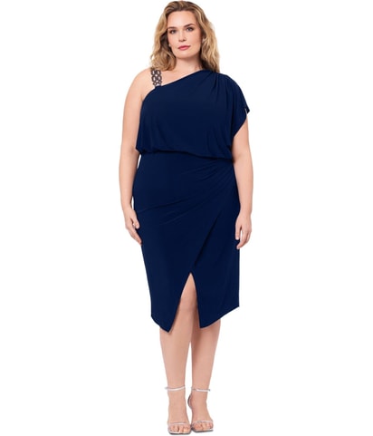 Jewled Strap Midi Dress