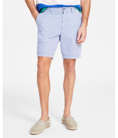 Seersucker Casual Walking Shorts