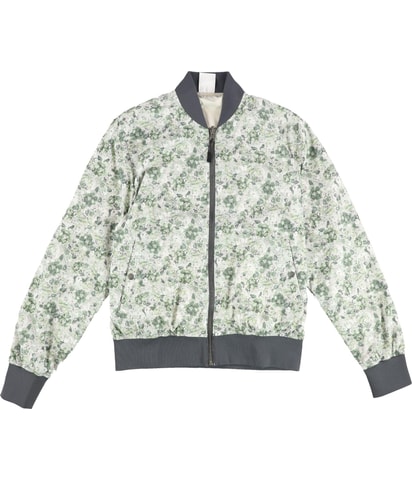 Floral Reversible Bomber Jacket