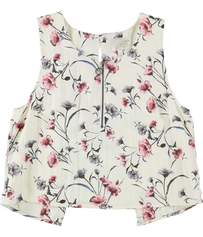 Crop Sleeveless Blouse Top