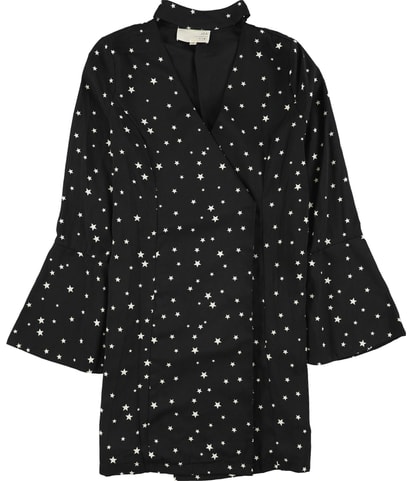 Choker Wrap A-line Dress