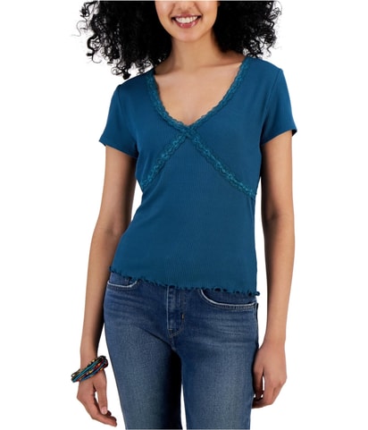 Lace Trim Shell Blouse