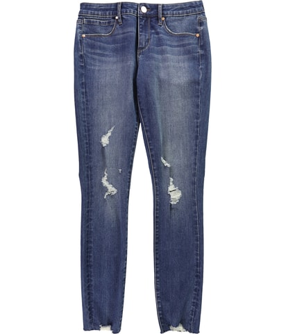 Distressed Tapered Skinny Jeans