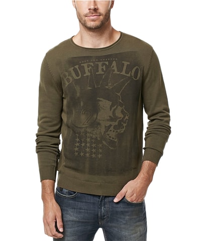Wicrane Print Pullover Sweater