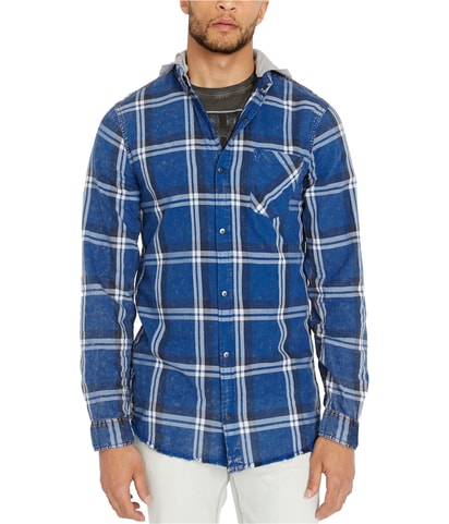Hooded Button Up Shirt
