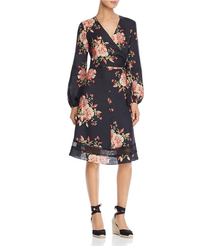 Floral Wrap Dress