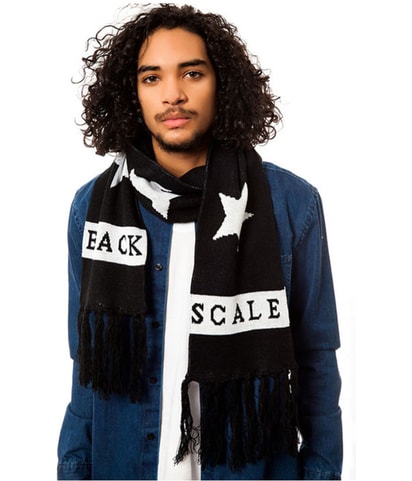 Black Scale The Hide & Seek Scarf