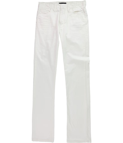 Solid Straight Leg Casual Pants