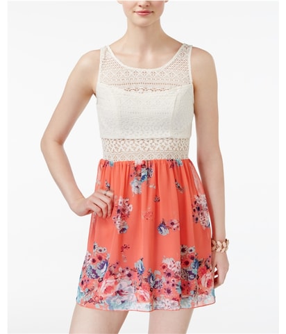 Crochet Top A-line Dress