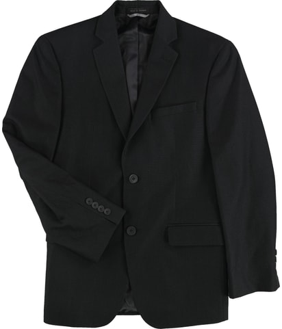 Micro-Grid Two Button Blazer Jacket