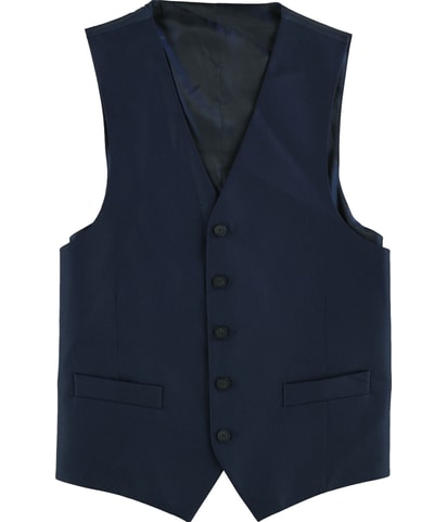 Solid Five Button Vest