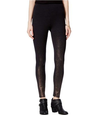 Metallic Tapered Leggings Casual Pants
