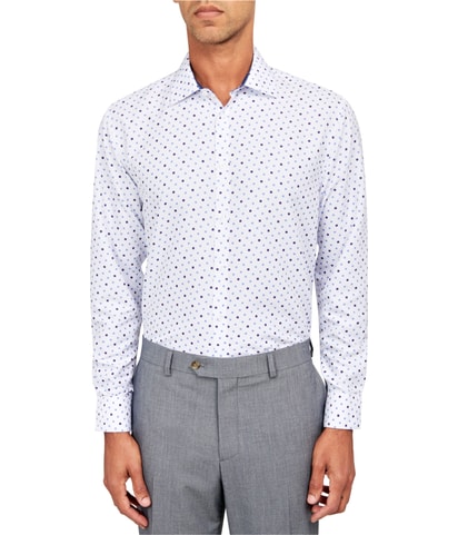 Flowered Button Down Dress Shirt