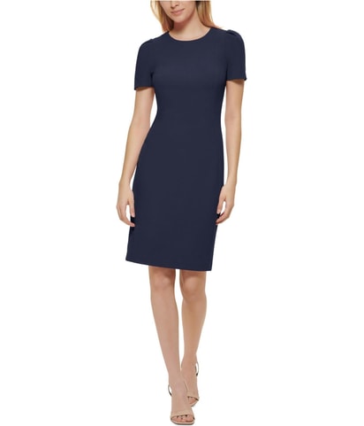 Solid Sheath Dress