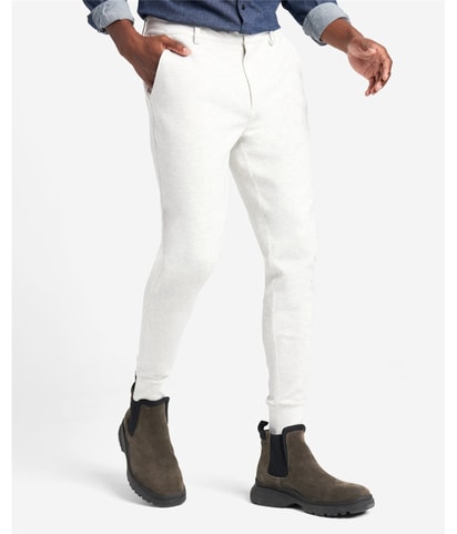 Tailored Stretch Tapered Jogger Casual Pants