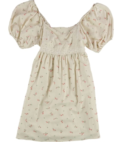 Floral Mini Baby Doll Dress
