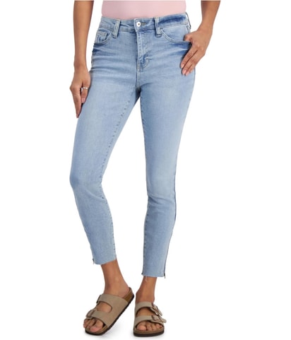 reGeneration Zipper Ankle Tapered Skinny Cropped Jeans