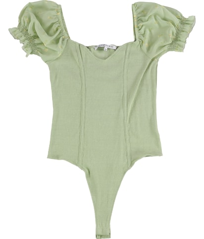 Floral Puff Sleeve Bodysuit Bodysuit
