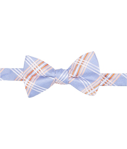 Countess Mara Brewster Plaid Self-tied Bow Tie