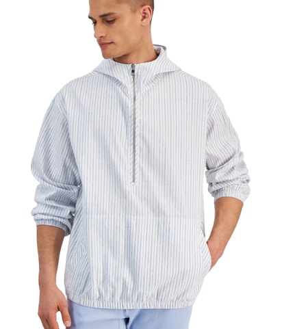 Striped Shirt Jacket
