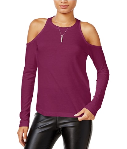 Cold-Shoulder Basic T-Shirt