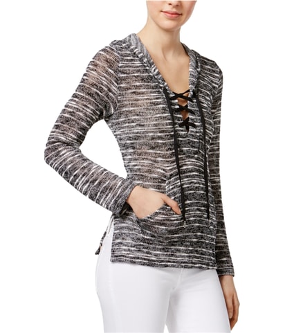 Knit Hoodie Sweatshirt