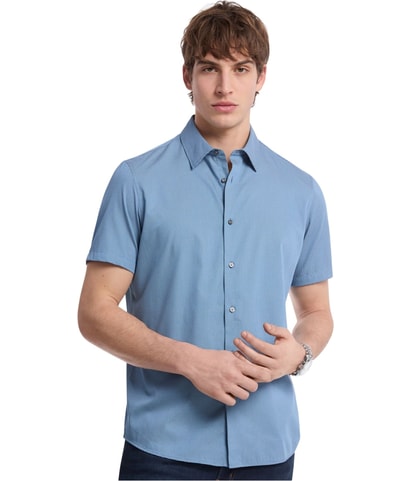 Mini Bowtie Print Button Up Shirt