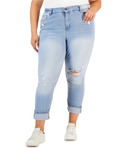 Bestie Straight Leg Curvy Girlfriend Jeans